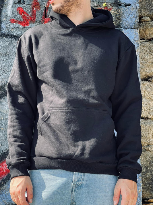 Hoodie Preto c/ capuz Unissexo