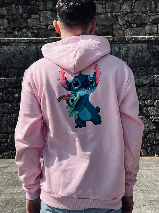Hoodie Stitch Sweet Pink