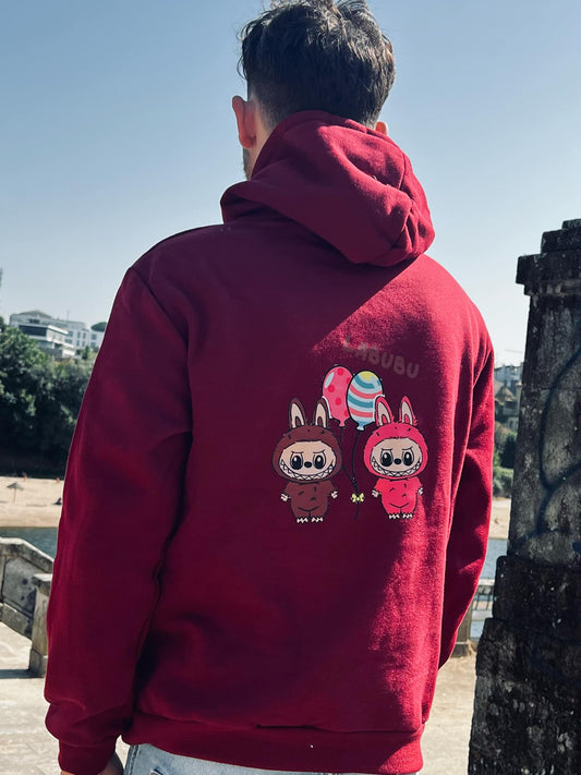 Hoodie Red Labubu